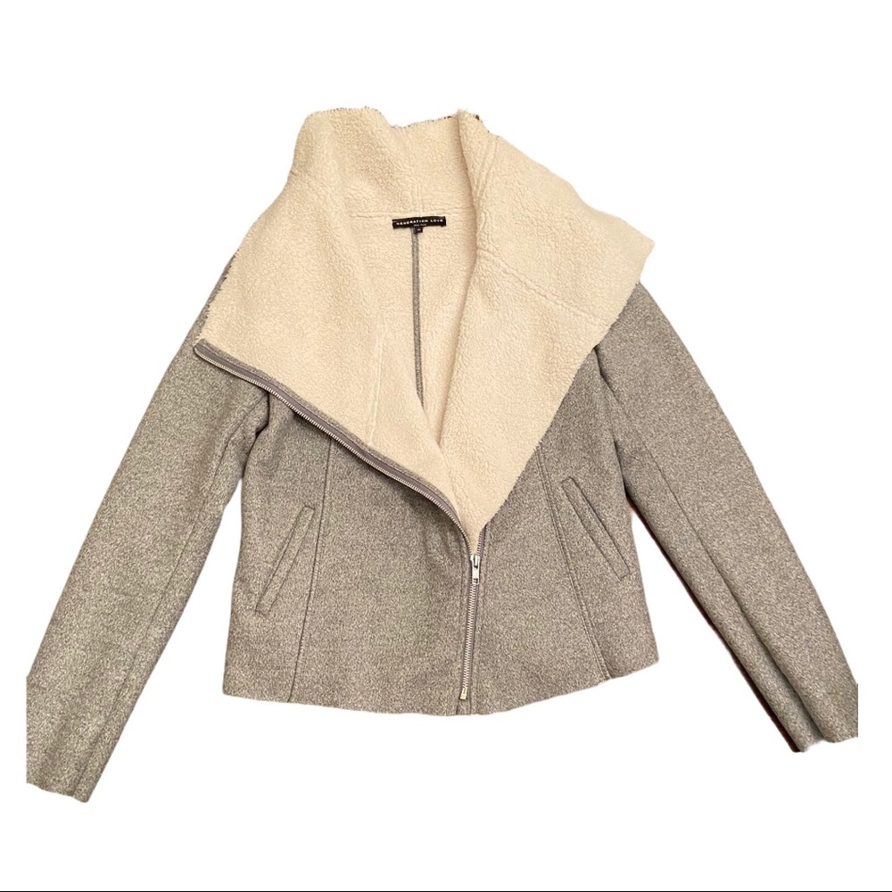 Generation love Sherpa moto jacket